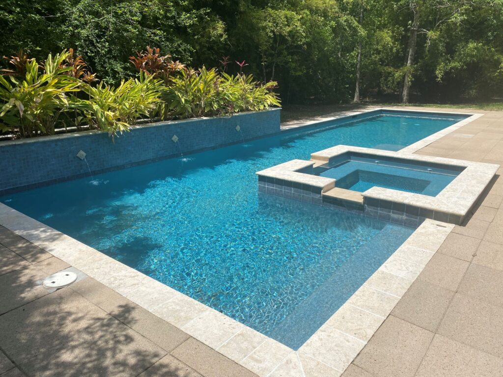 After renovation picture of a pool in Lacombe.