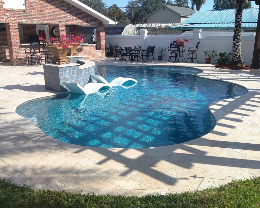 After renovation picture of a pool in Laplace.